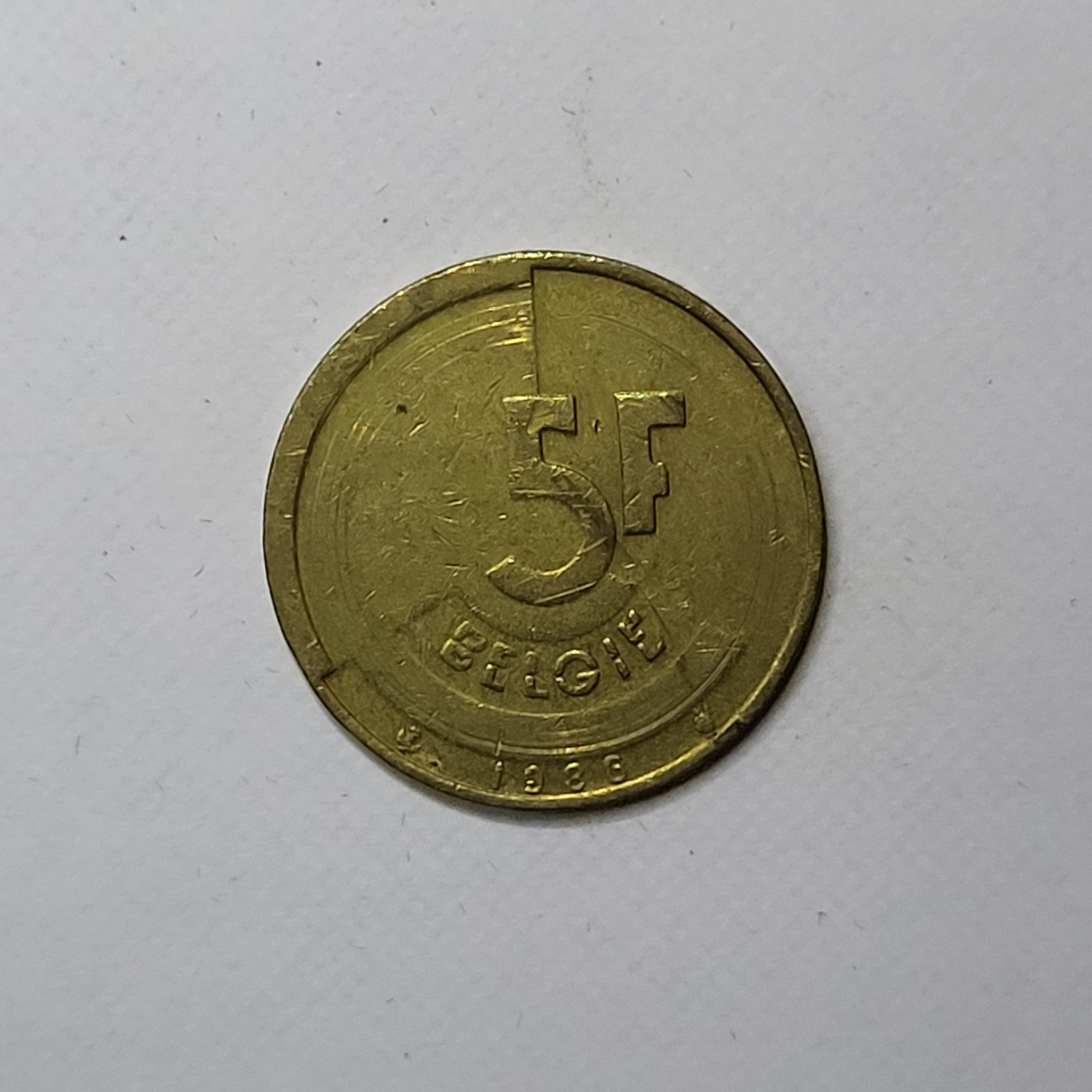 Belgique - 5 Francs